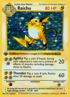 Raichu Base #14