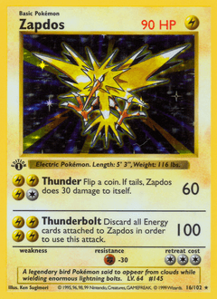 Zapdos Base #16