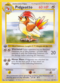 Pidgeotto Base #22