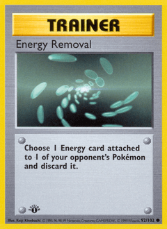 Energy Removal Base #92