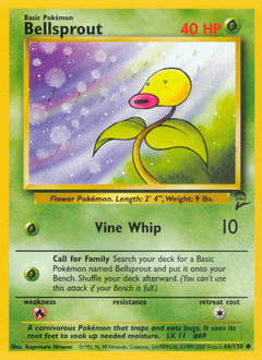 Bellsprout Base Set 2 #66