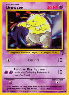 Drowzee Base Set 2 #73