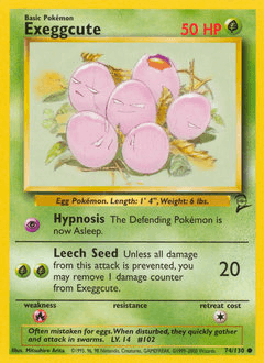 Exeggcute Base Set 2 #74