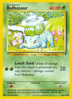 Bulbasaur Legendary Collection #68