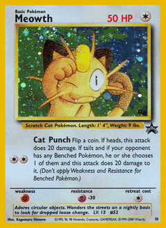 Meowth Wizards Black Star Promos #10