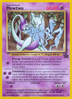 Mewtwo Wizards Black Star Promos #12