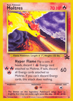 Moltres Wizards Black Star Promos #21