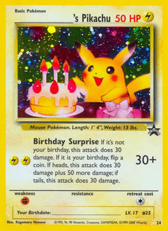 _____'s Pikachu Wizards Black Star Promos #24