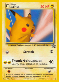 Pikachu Wizards Black Star Promos #26