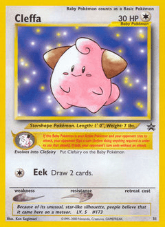 Cleffa Wizards Black Star Promos #31