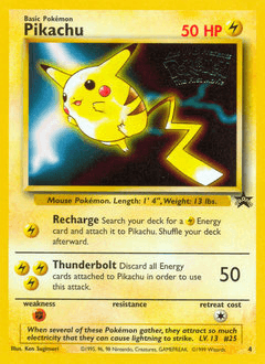 Pikachu Wizards Black Star Promos #4