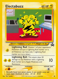 Electabuzz Wizards Black Star Promos #46