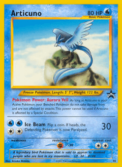 Articuno Wizards Black Star Promos #48