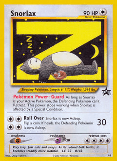 Snorlax Wizards Black Star Promos #49