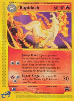Rapidash Wizards Black Star Promos #51