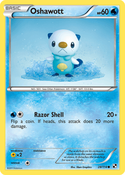 Oshawott Black & White #28