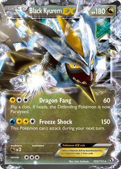 Black Kyurem-EX Legendary Treasures #100