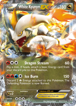 White Kyurem-EX Legendary Treasures #101