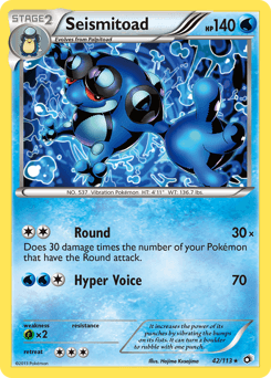 Seismitoad Legendary Treasures #42