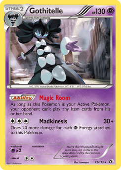 Gothitelle Legendary Treasures #72