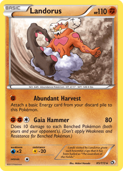 Landorus Legendary Treasures #85