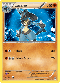 Lucario Plasma Storm #77