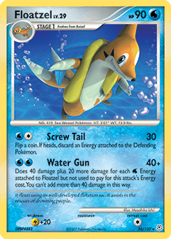 Floatzel Diamond & Pearl #26