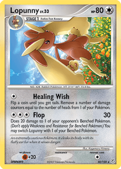 Lopunny Diamond & Pearl #30
