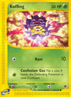 Koffing Expedition Base Set #114