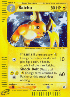 Raichu Expedition Base Set #25