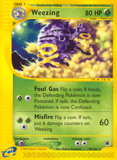 Weezing Expedition Base Set #70