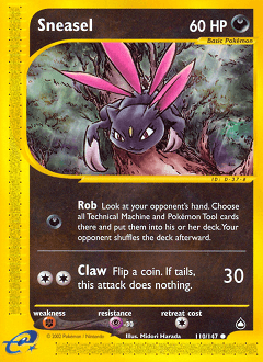 Sneasel Aquapolis #110