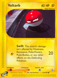 Voltorb Aquapolis #115