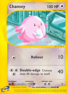 Chansey Aquapolis #69