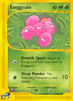 Exeggcute Aquapolis #76