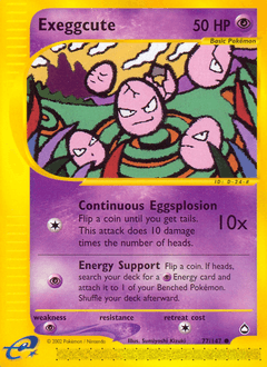 Exeggcute Aquapolis #77