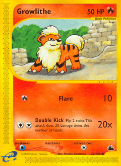 Growlithe Skyridge #62