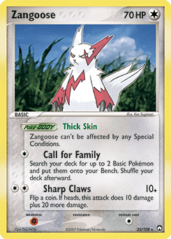 Zangoose Power Keepers #25