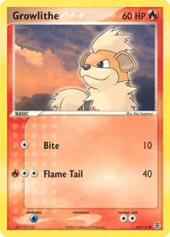 Growlithe FireRed & LeafGreen #64