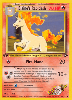 Blaine's Rapidash Gym Challenge #33