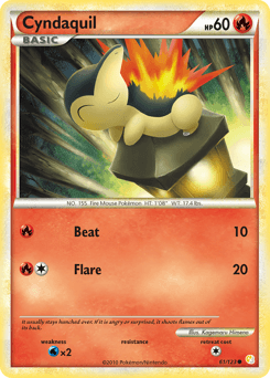 Cyndaquil HeartGold & SoulSilver #61