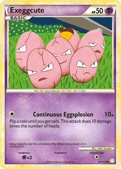 Exeggcute HeartGold & SoulSilver #63