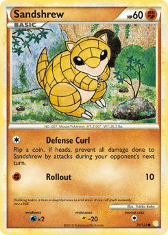 Sandshrew HeartGold & SoulSilver #79