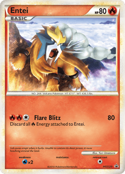 Entei HGSS Black Star Promos #HGSS20