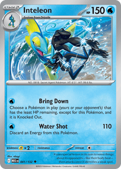 Inteleon Mega Evolution #41