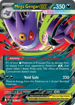 Mega Gengar ex Phantasmal Flames #56