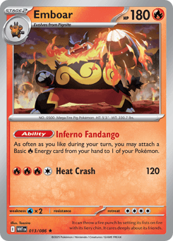 Emboar White Flare #13