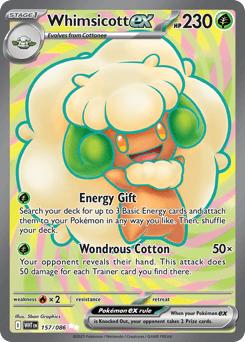 Whimsicott ex White Flare #157