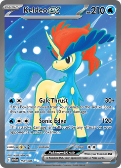 Keldeo ex White Flare #159