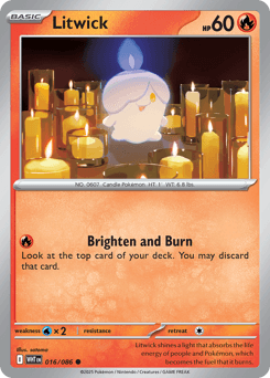 Litwick White Flare #16
